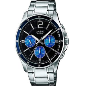 Casio MTP Enticer Multifunction Stainless Steel Men's Watch