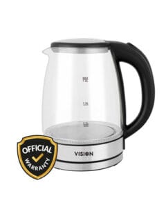 Vision 1.8L Glass Electric Kettle (VIS-EK-016) Brand New