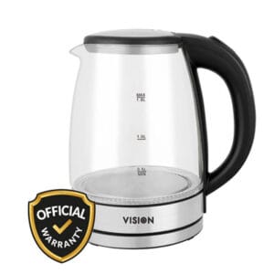 Vision 1.8L Glass Electric Kettle (VIS-EK-016) Brand New